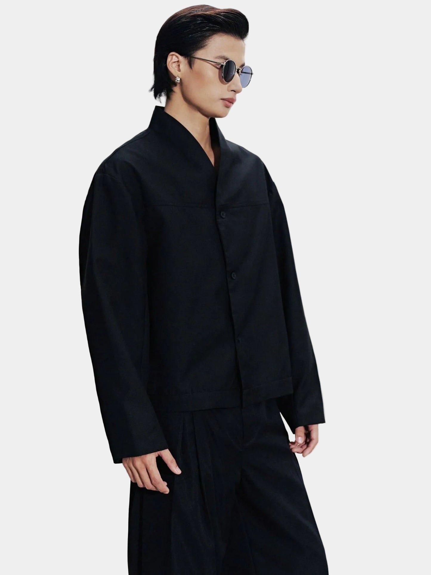 Hypnotism Mandarin Collar Jacket