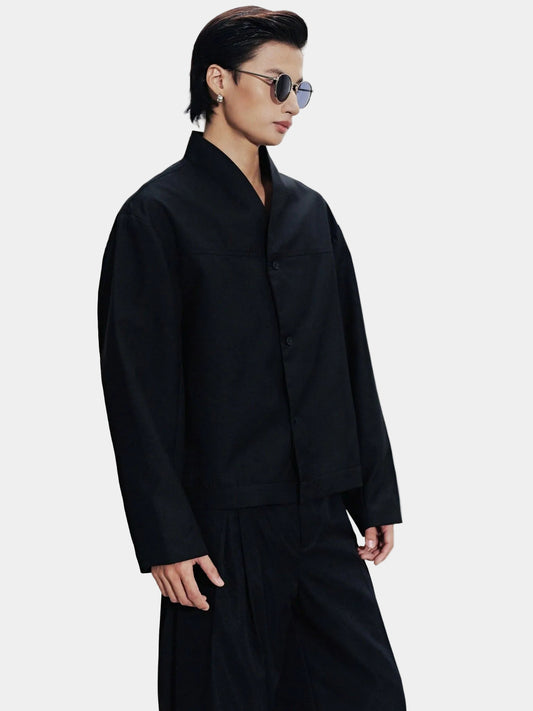Hypnotism Mandarin Collar Jacket