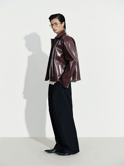 Hypnotism Primary Leather Jacket