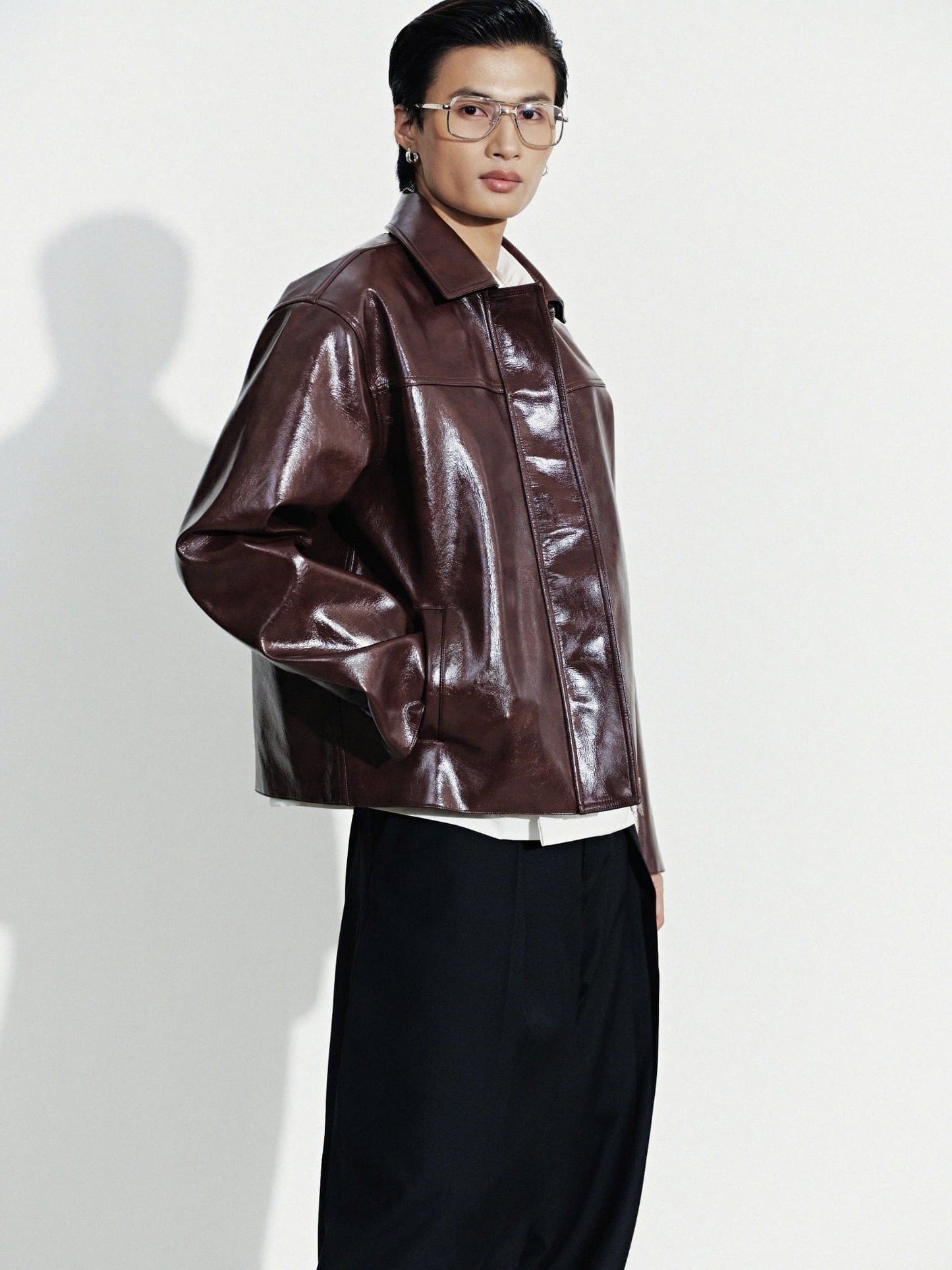 Hypnotism Primary Leather Jacket