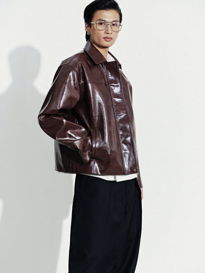 Hypnotism Primary Leather Jacket