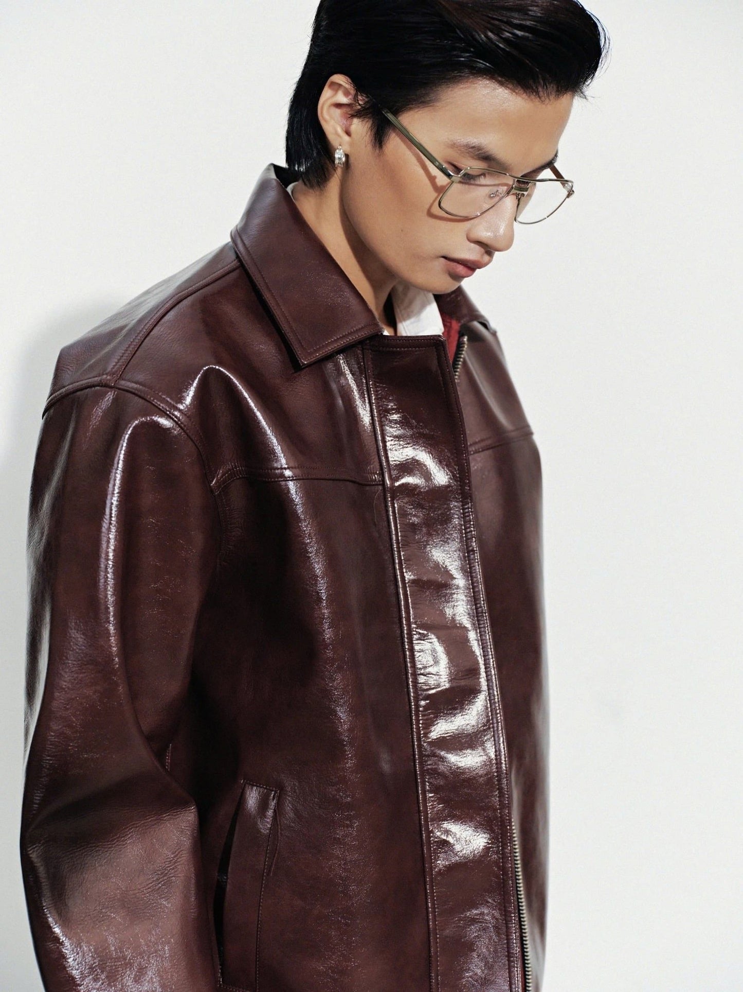 Hypnotism Primary Leather Jacket