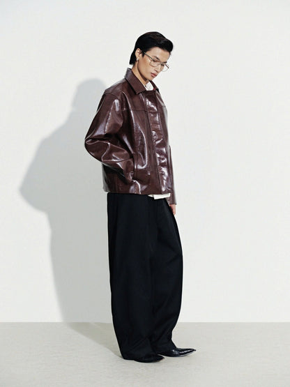 Hypnotism Primary Leather Jacket