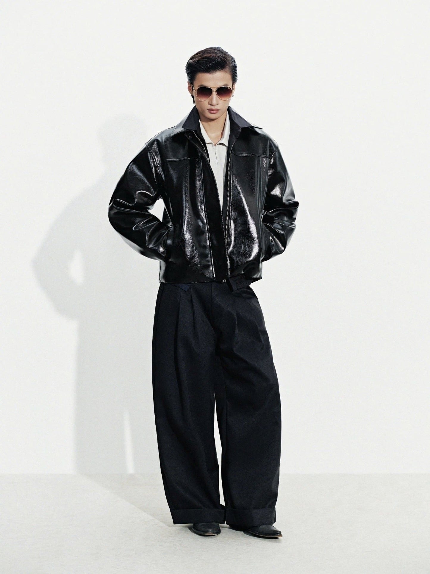 Hypnotism Primary Leather Jacket