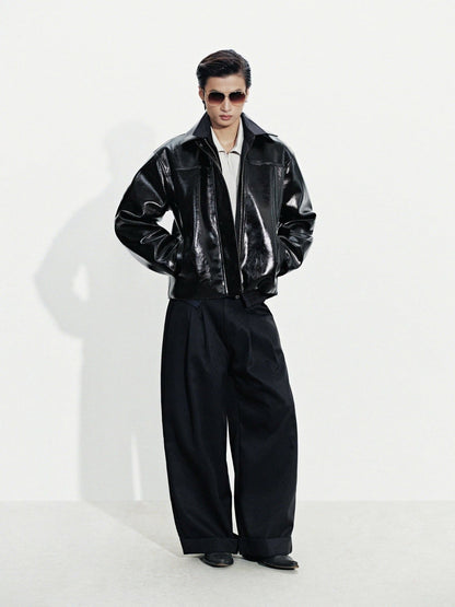 Hypnotism Primary Leather Jacket