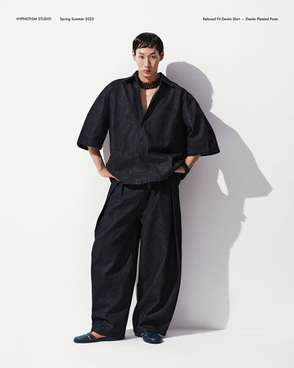 Hypnotism Relax Fit Denim Shirt
