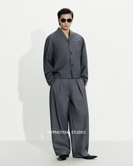 Hypnotism Relaxed Pleated Trousers