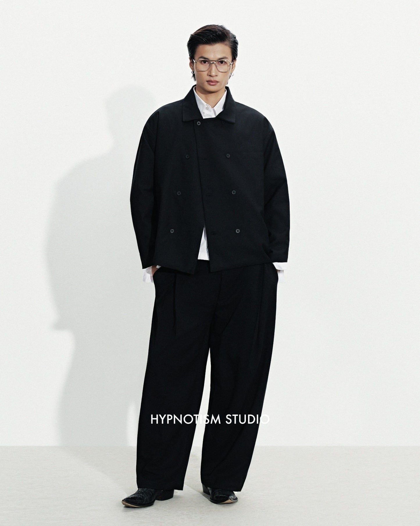 Hypnotism Relaxed Pleated Trousers