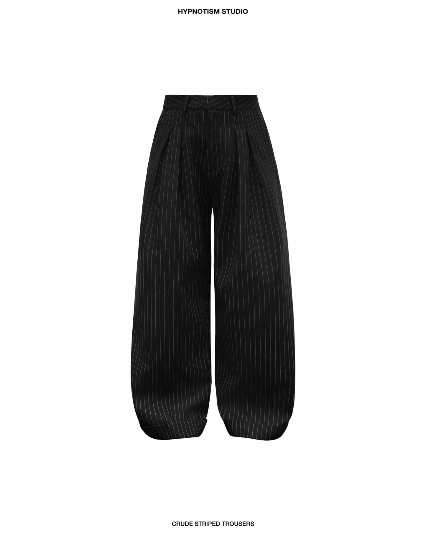 Hypnotism Striped Crude Trousers