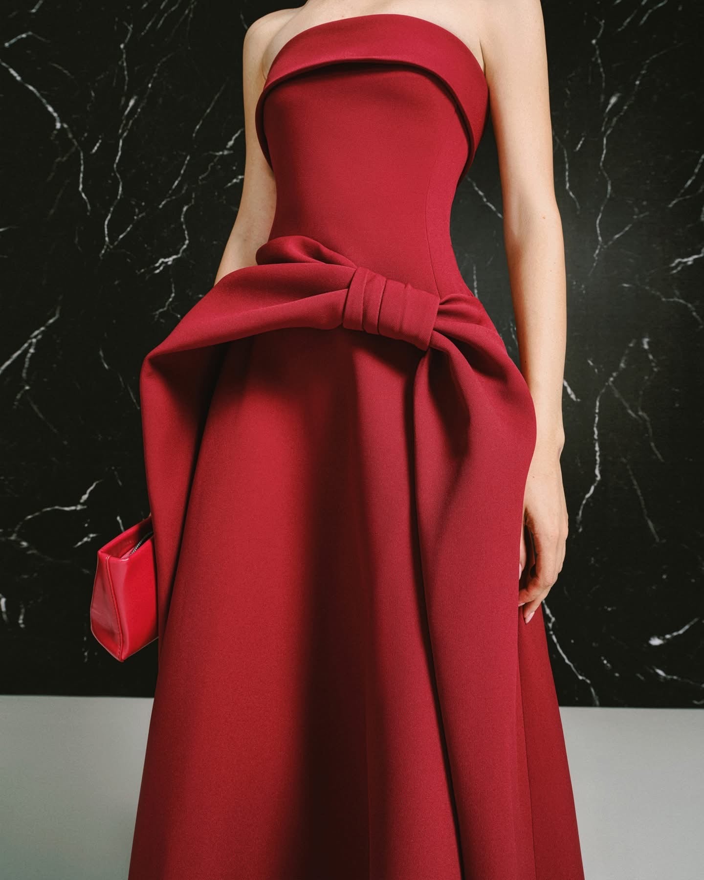 LaneJT Elyra Midi Dress With Bow Detail