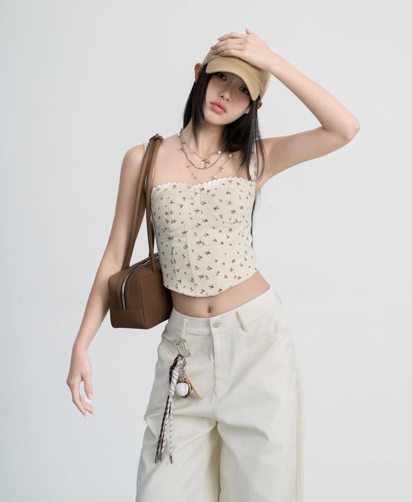 Hoo Design Corset with mini flowers (Pre order)