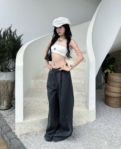 Tsun Rhinestones Pants (Pre order)