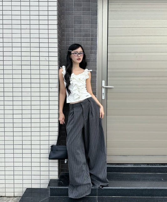 Tsun Rhinestones Pants (Pre order)