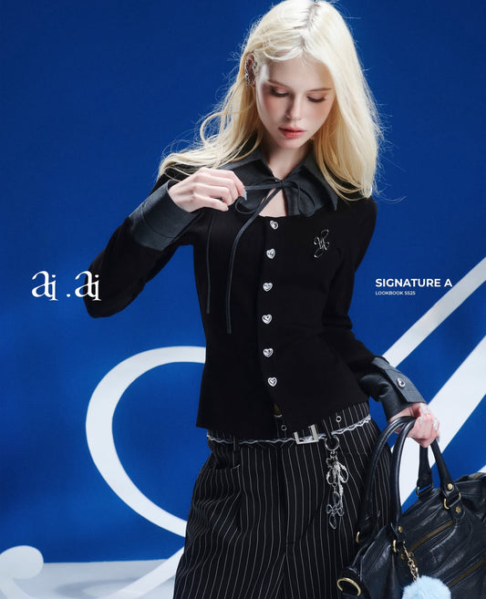 Aiai Studio "Ledi" Collar Cardigan (Pre-order)