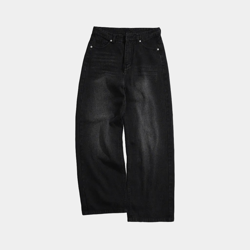 WHOSE Smoke Wide Straight Jeans