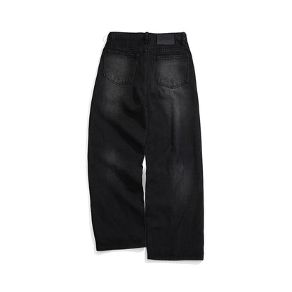 WHOSE Smoke Wide Straight Jeans