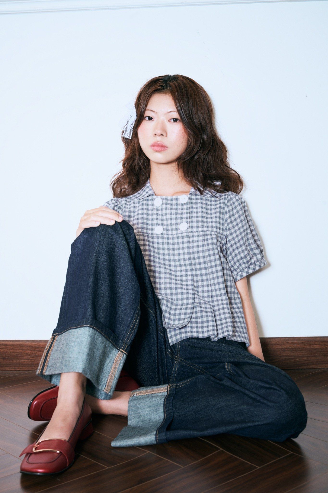 Libe Indigo Straight Leg Jeans (Pre-order)