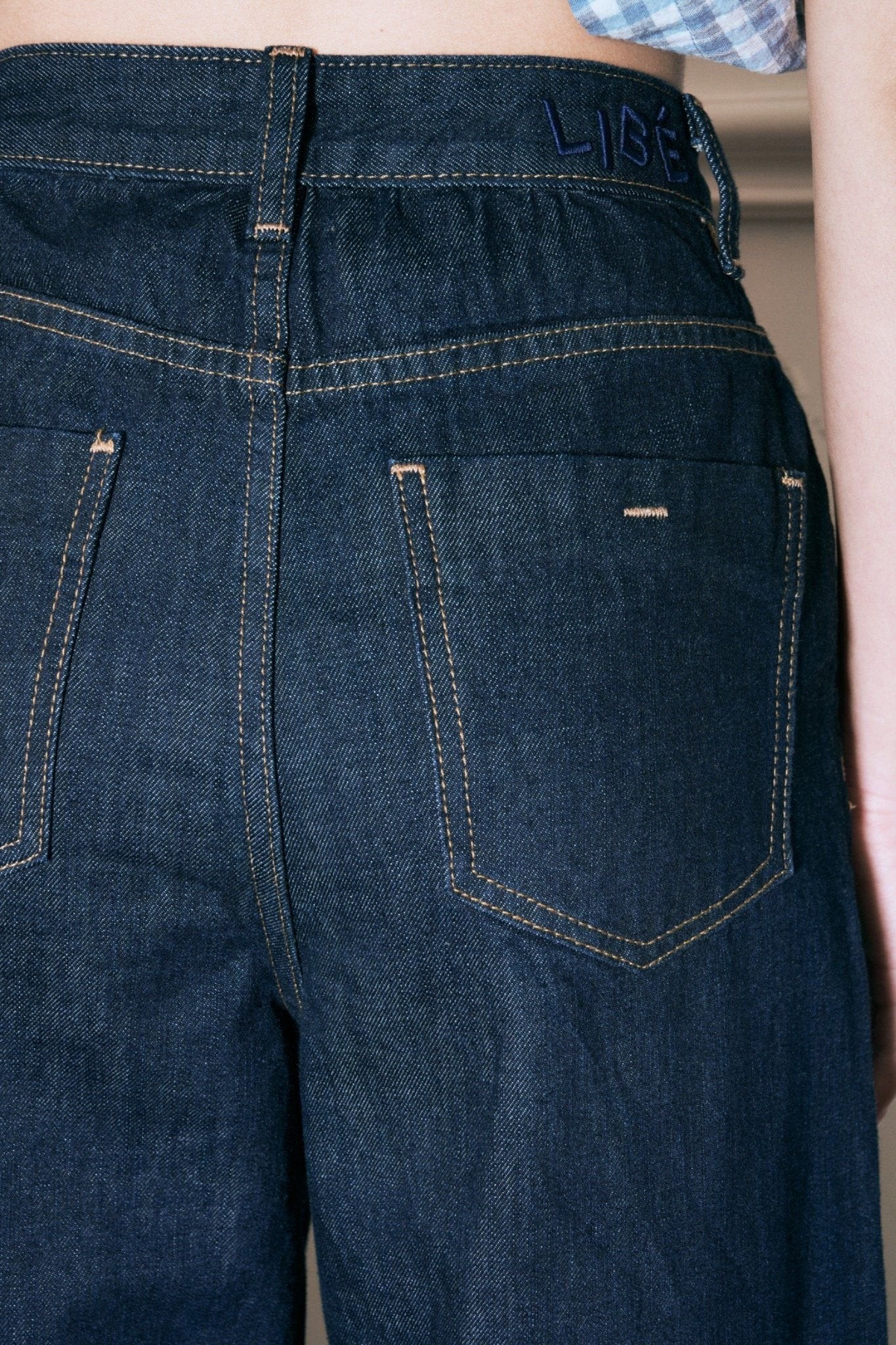 Libe Indigo Straight Leg Jeans (Pre-order)