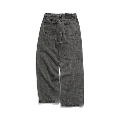 Whose Iron Wash Wide Straight Jeans