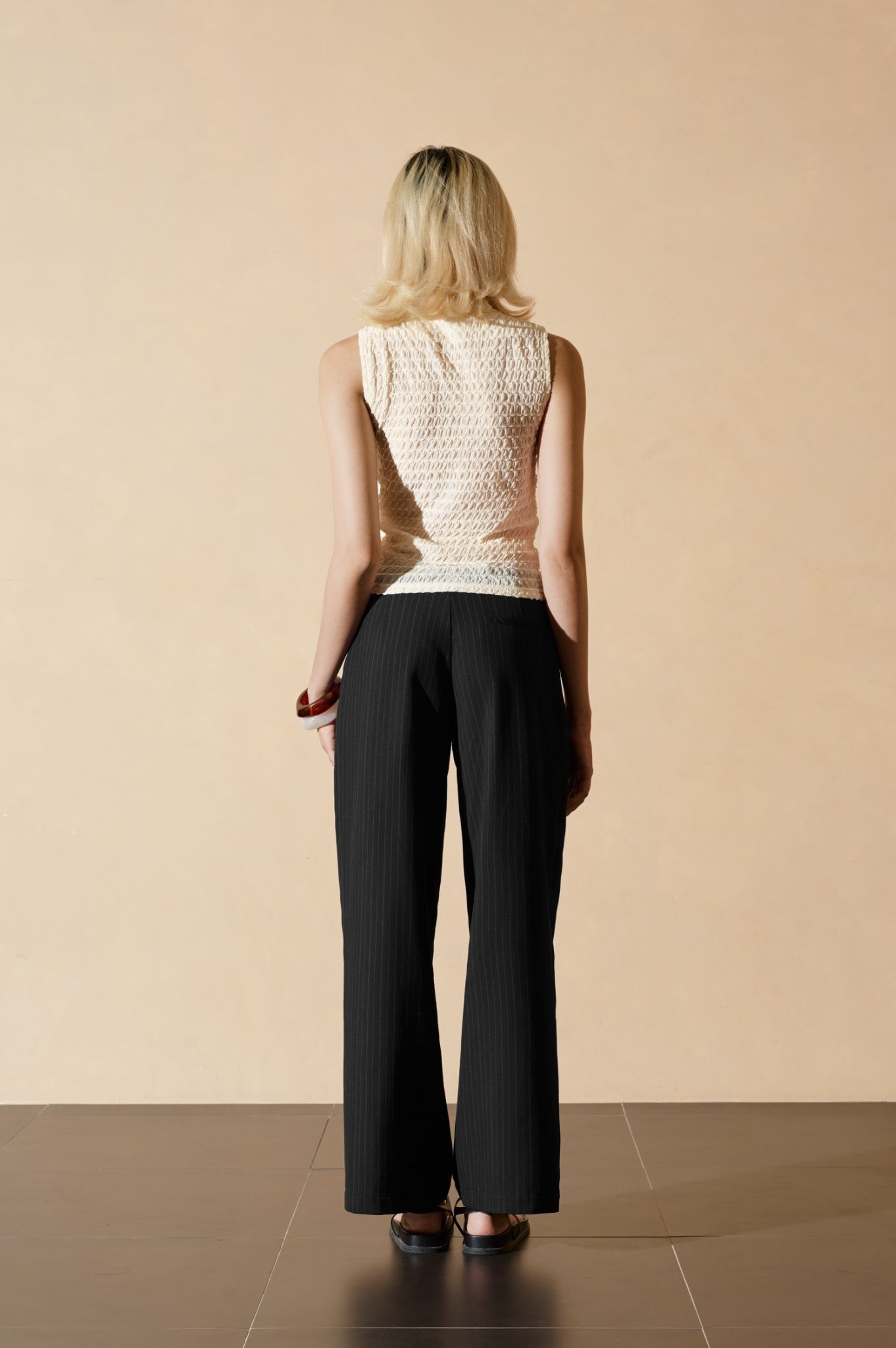 Libe Ivory Mock Neck Top (Pre-order)