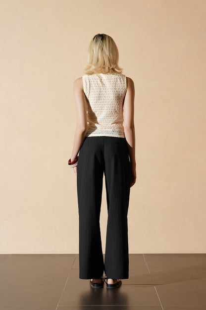 Libe Ivory Mock Neck Top (Pre-order)