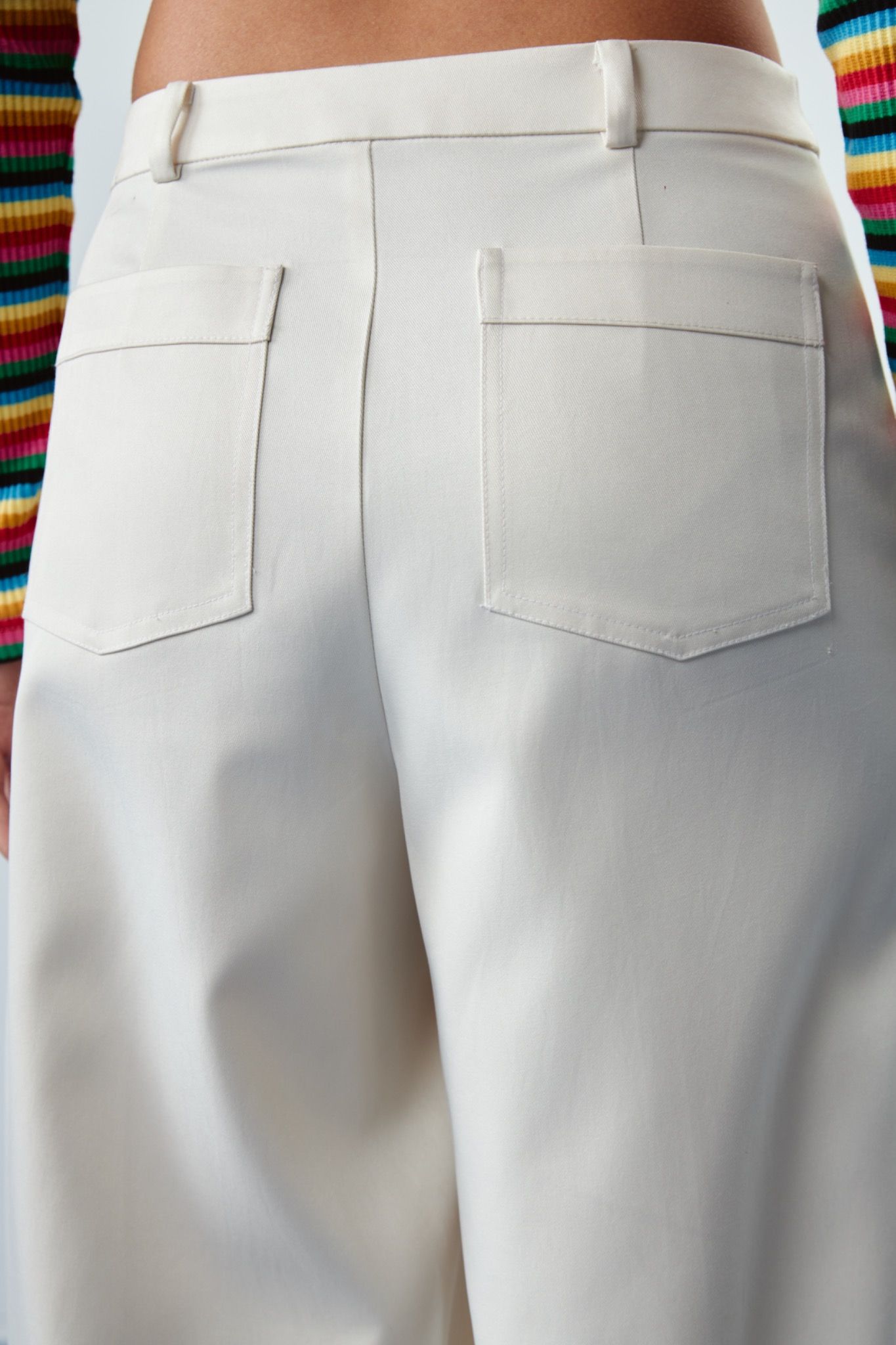 Libe Ivory Straight Leg Trousers (Pre-order)