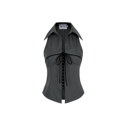 Aiai Studio Ivy Halter Top (Pre-order) - Em Clothing