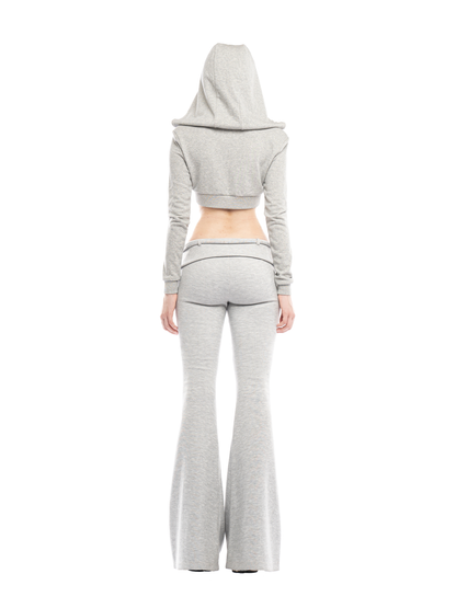 Huelleyrose Jolie Cropped Zip Hoodie (Pre-order)