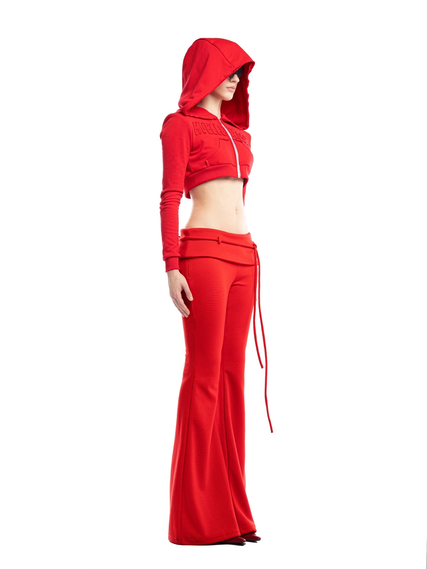 Huelleyrose Jolie Cropped Zip Hoodie (Pre-order)