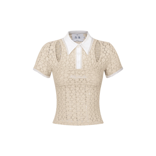 Aiai Studio Josie Polo Shirt (Pre-order) - Em Clothing