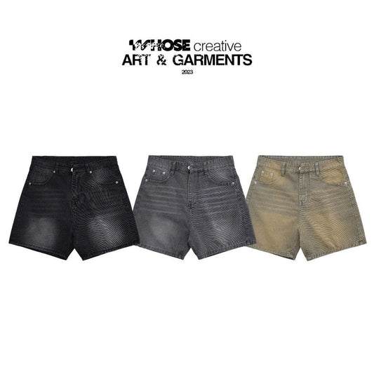 WHOSE Knee Washed Shorts (Pre-order)