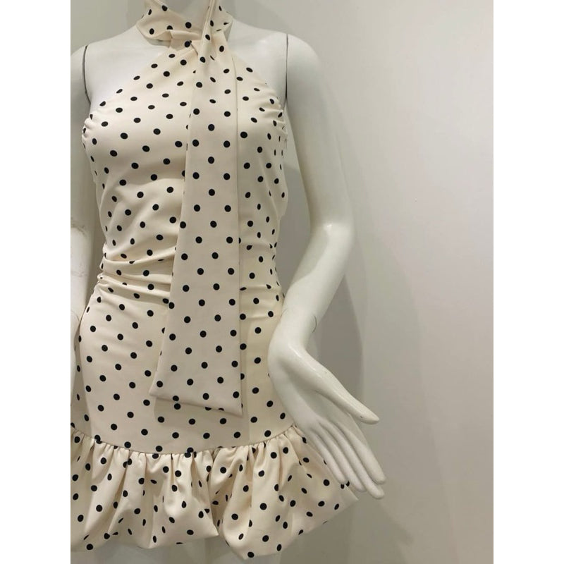Aguja Kabi Polka Dot Slip Dress (Pre-order)