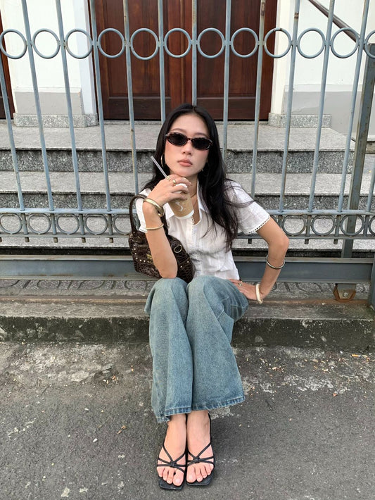 Mieufashionista Kamie Straight Jeans