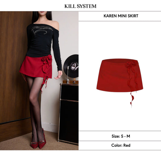 Kill System Karen Mini Skirt