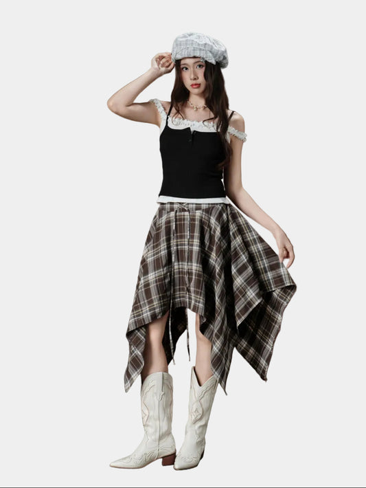 Crispuscloset Karina Midi Skirt