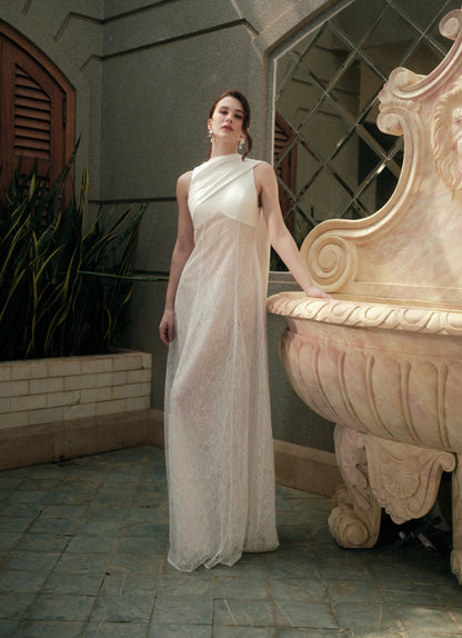 Kisserine Helena Dress - White