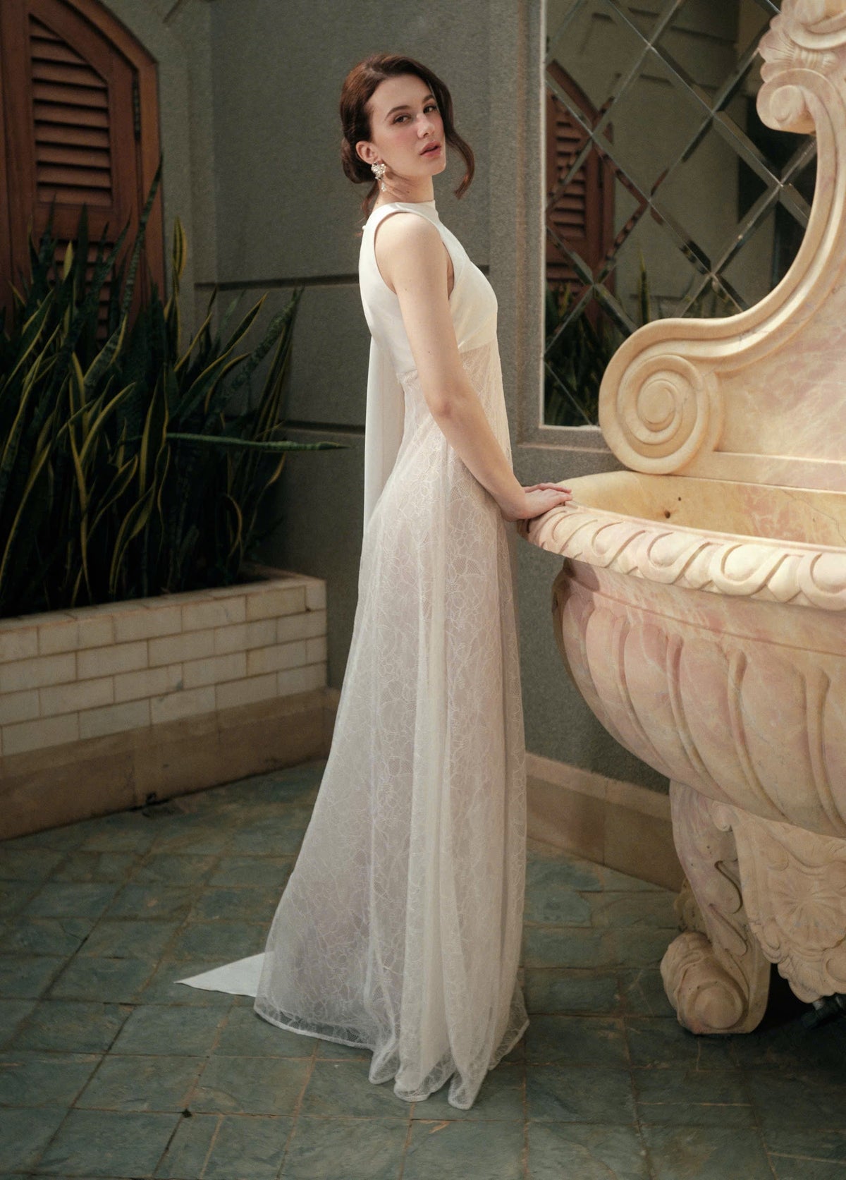 Kisserine Helena Dress - White