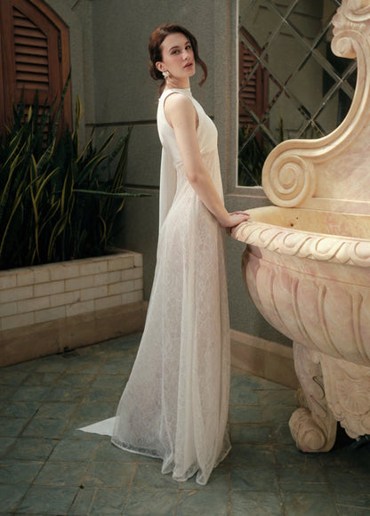 Kisserine Helena Dress - White