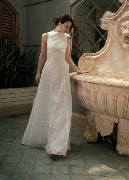 Kisserine Helena Dress - White