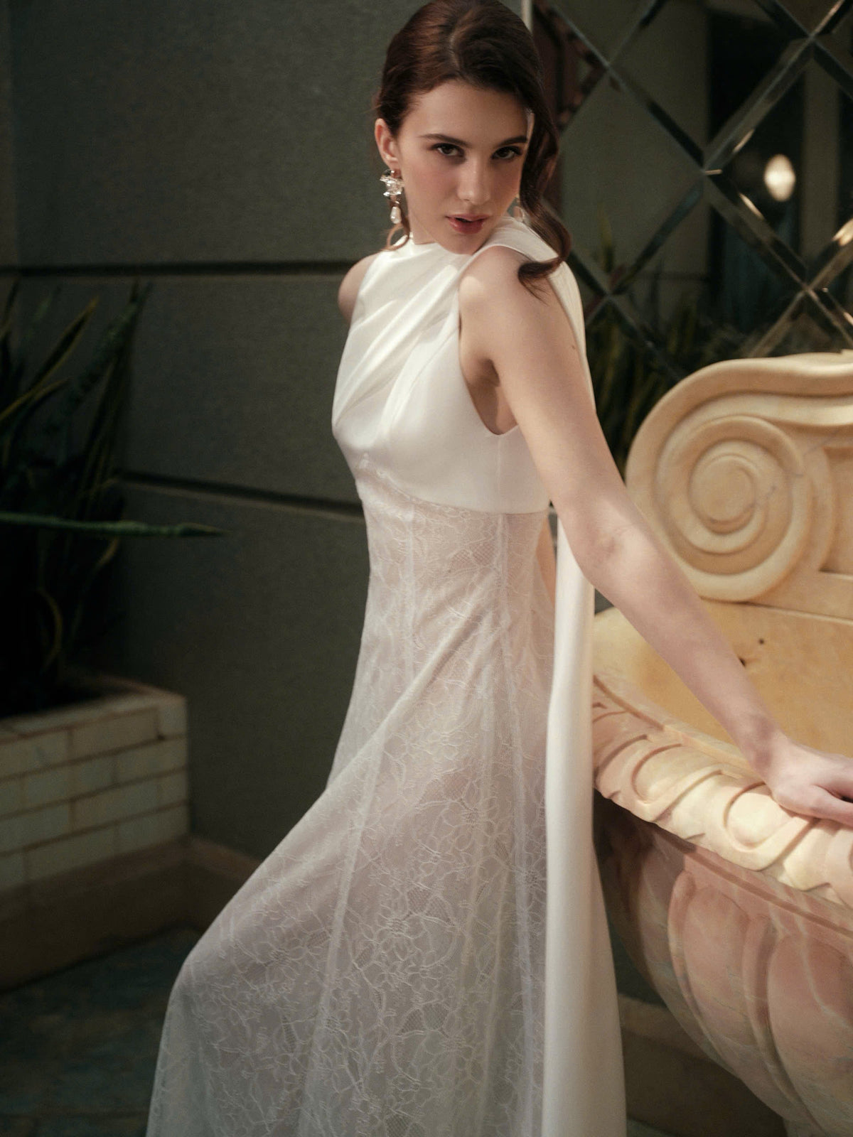 Kisserine Helena Dress - White
