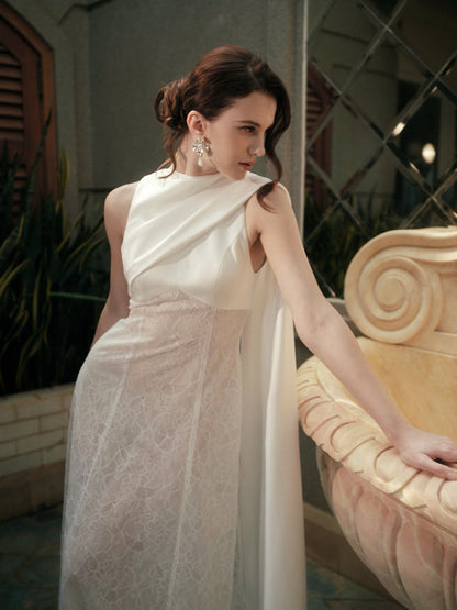 Kisserine Helena Dress - White