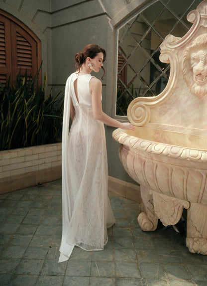 Kisserine Helena Dress - White