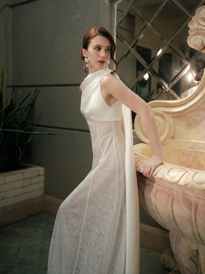 Kisserine Helena Dress - White