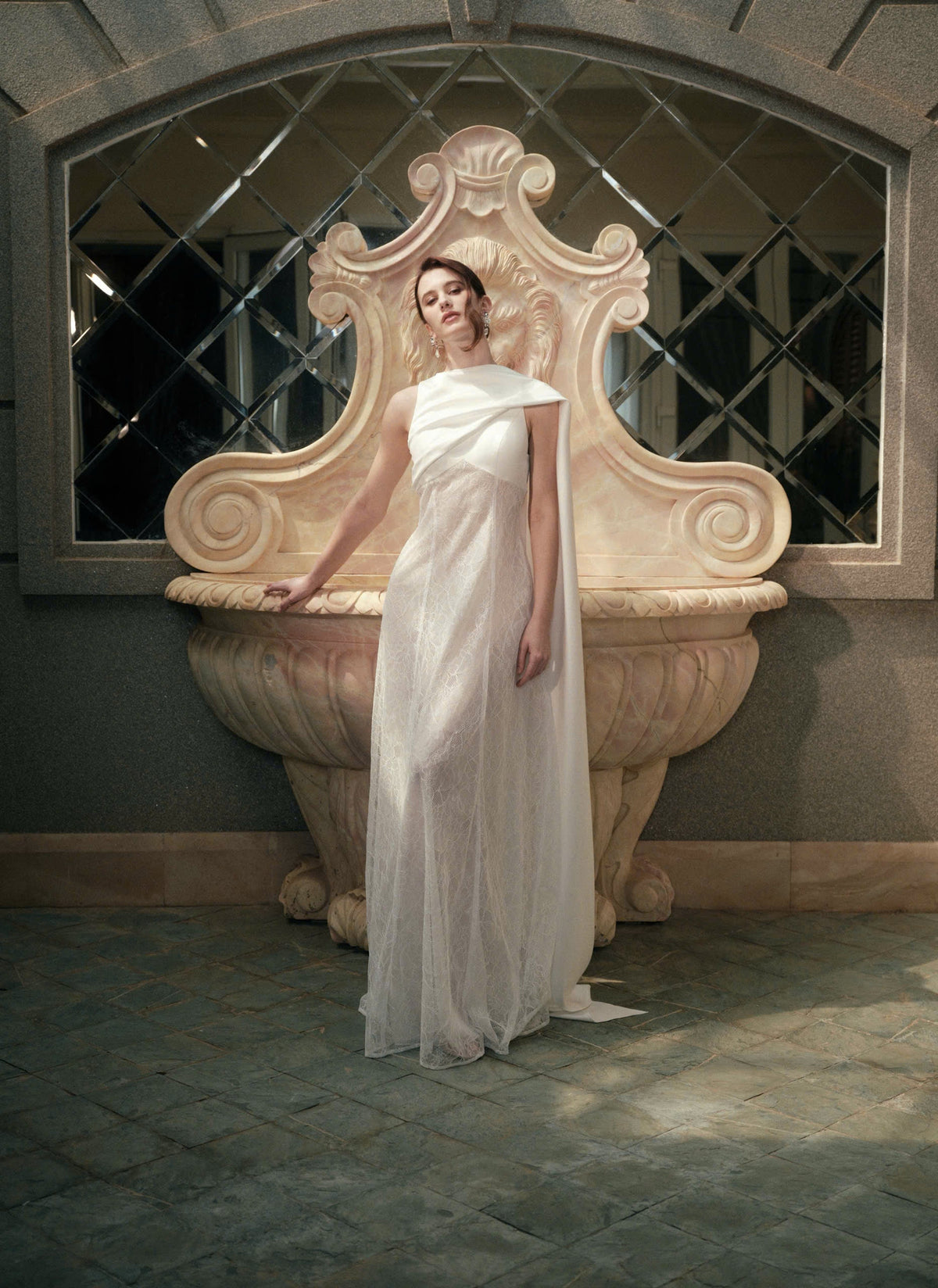 Kisserine Helena Dress - White