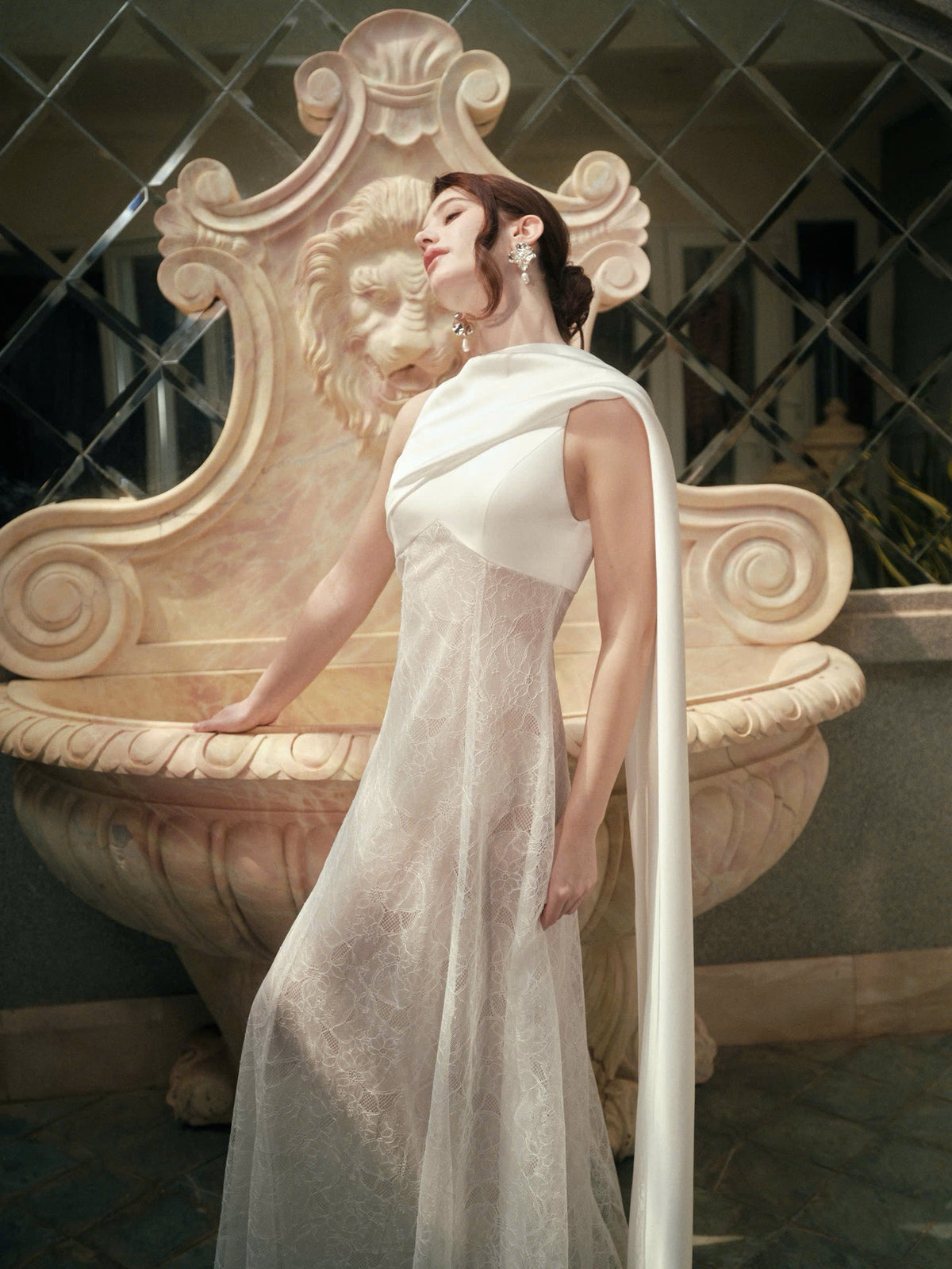Kisserine Helena Dress - White