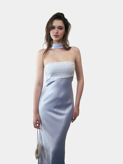 Kisserine Rosalia Dress - Baby Blue