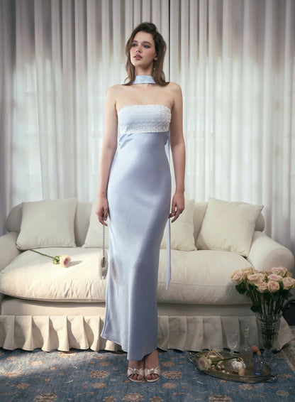 Kisserine Rosalia Dress - Baby Blue