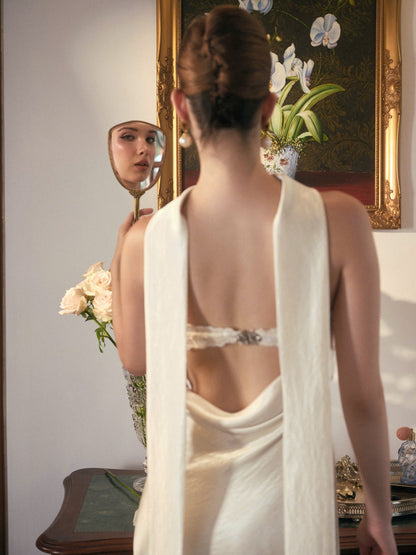 Kisserine Rosalia Dress - Ivory White