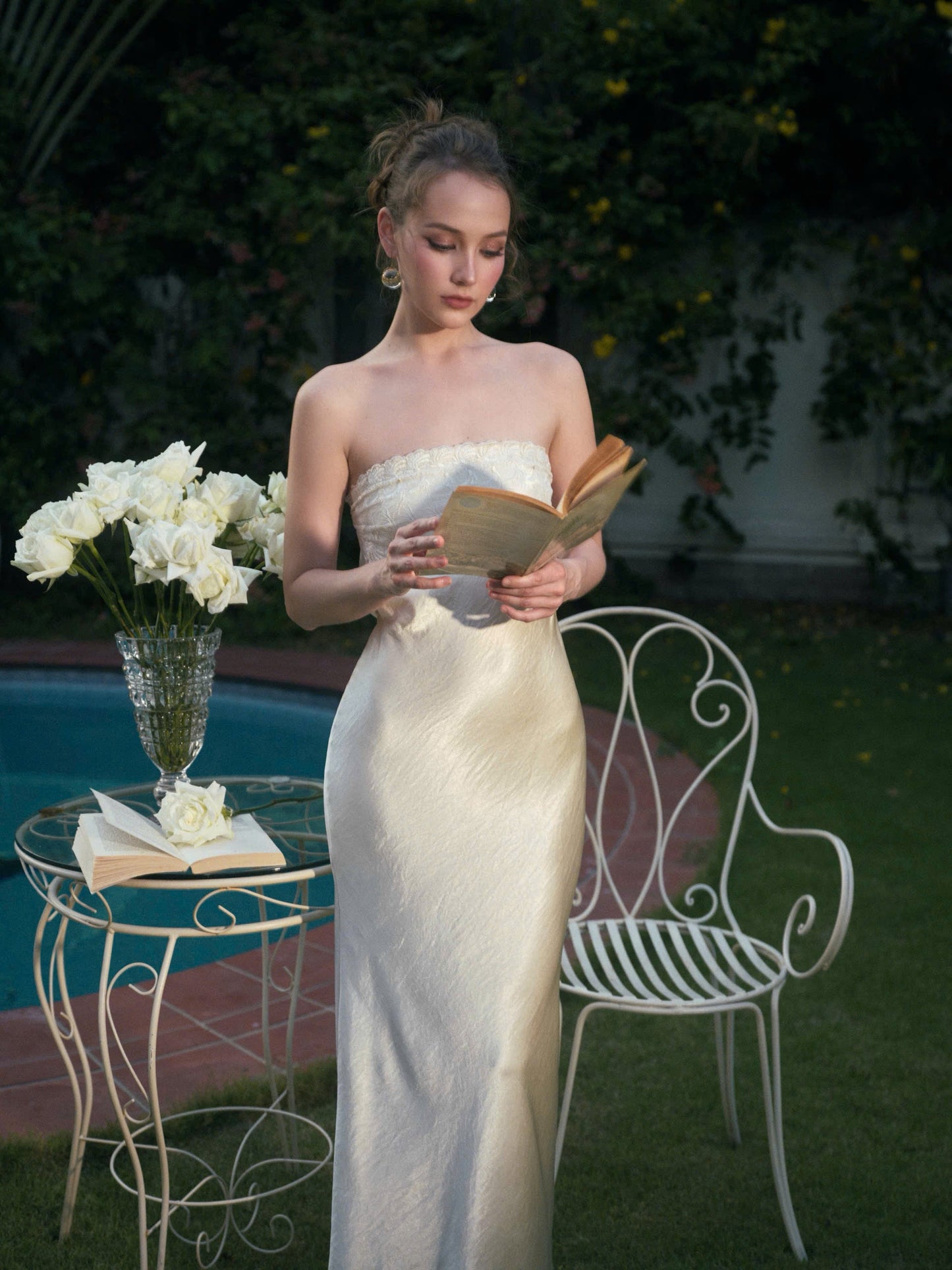 Kisserine Rosalia Dress - Ivory White