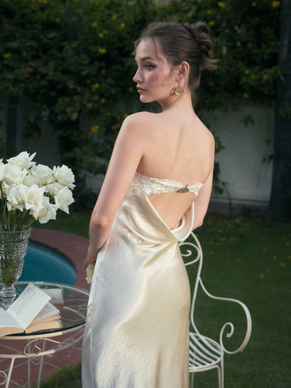 Kisserine Rosalia Dress - Ivory White